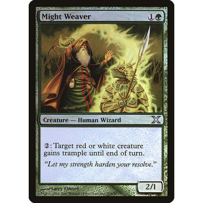 Magic: The Gathering Might Weaver (278) Moderately Played