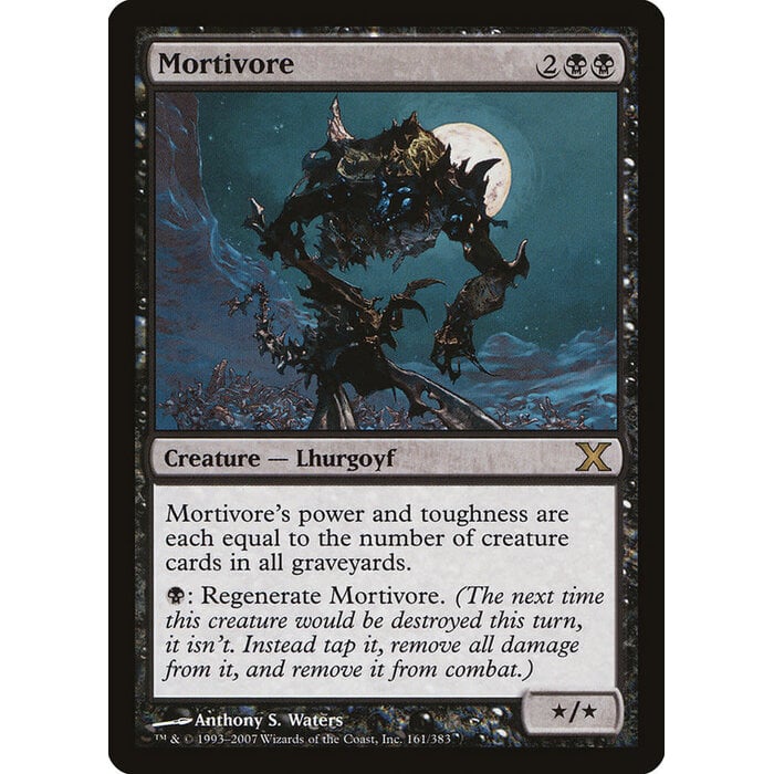 Magic: The Gathering Mortivore (161) Moderately Played