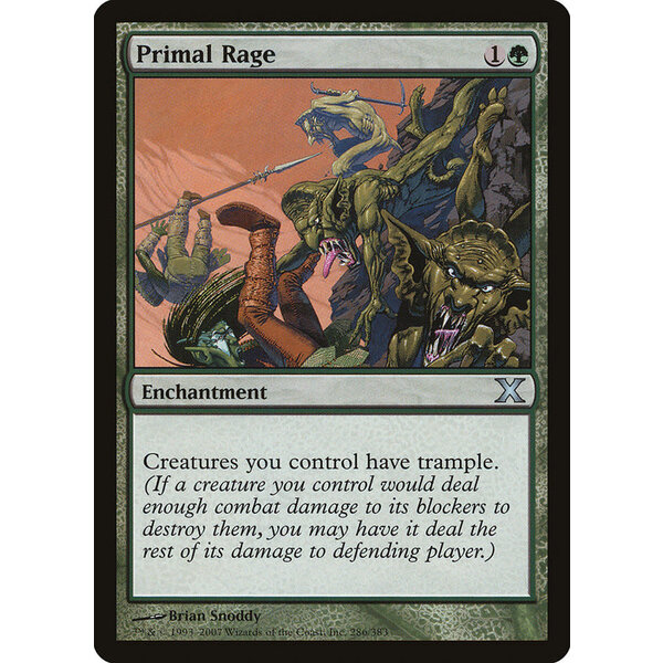 Magic: The Gathering Primal Rage (286) Moderately Played