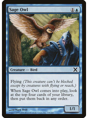 Magic: The Gathering Sage Owl (104) Lightly Played