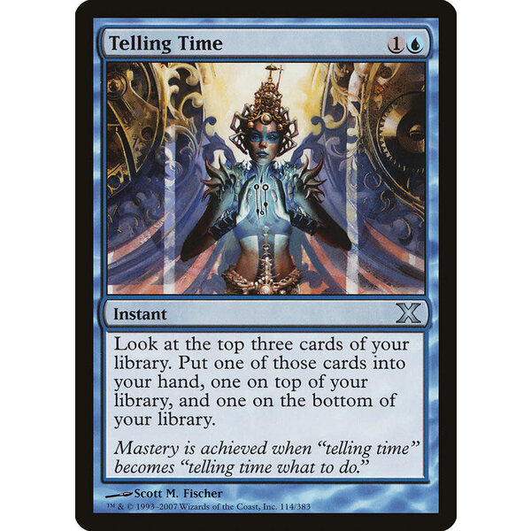 Magic: The Gathering Telling Time (114) Lightly Played