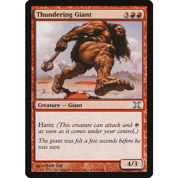 Magic: The Gathering Thundering Giant (243) Lightly Played