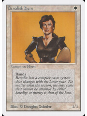 Magic: The Gathering Benalish Hero (004) Moderately Played