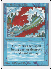 Magic: The Gathering Blue Elemental Blast (050) Damaged