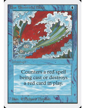 Magic: The Gathering Blue Elemental Blast (050) Damaged