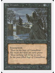 Magic: The Gathering Bog Wraith (096) Damaged