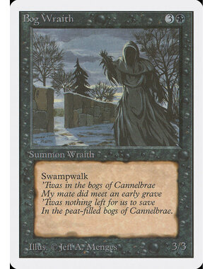 Magic: The Gathering Bog Wraith (096) Damaged