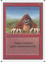 Magic: The Gathering Burrowing (139) Damaged