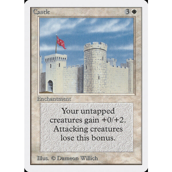 Magic: The Gathering Castle (009) Moderately Played