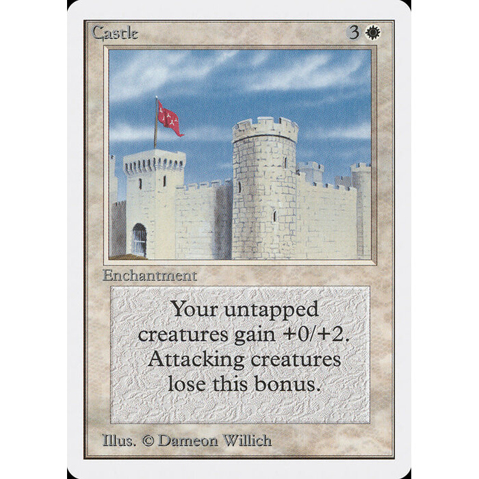 Magic: The Gathering Castle (009) Moderately Played