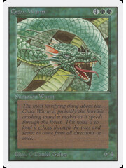 Magic: The Gathering Craw Wurm (191) Damaged