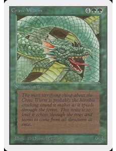 Magic: The Gathering Craw Wurm (191) Damaged