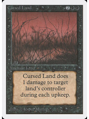 Magic: The Gathering Cursed Land (098) Moderately Played