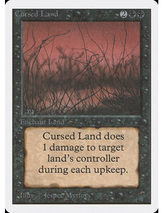 Magic: The Gathering Cursed Land (098) Moderately Played