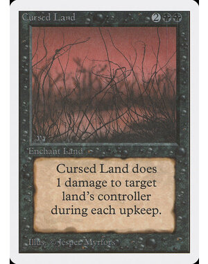 Magic: The Gathering Cursed Land (098) Moderately Played