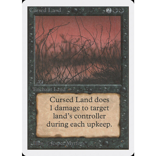 Magic: The Gathering Cursed Land (098) Moderately Played