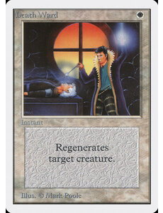 Magic: The Gathering Death Ward (018) Moderately Played