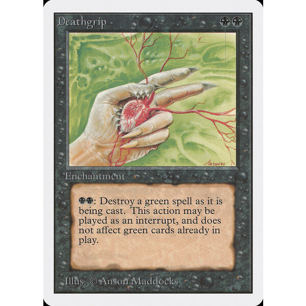 Magic: The Gathering Deathgrip (101) Heavily Played