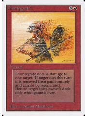 Magic: The Gathering Disintegrate (141) Damaged