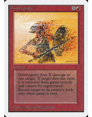 Magic: The Gathering Disintegrate (141) Damaged