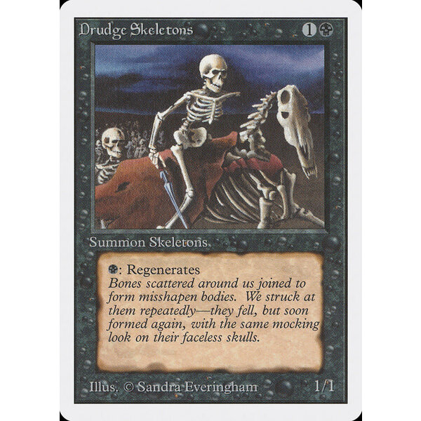 Magic: The Gathering Drudge Skeletons (107) Moderately Played