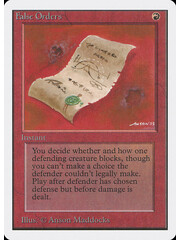 Magic: The Gathering False Orders (148) Moderately Played