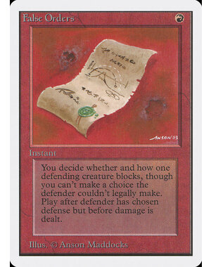 Magic: The Gathering False Orders (148) Moderately Played