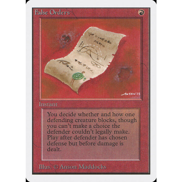 Magic: The Gathering False Orders (148) Moderately Played