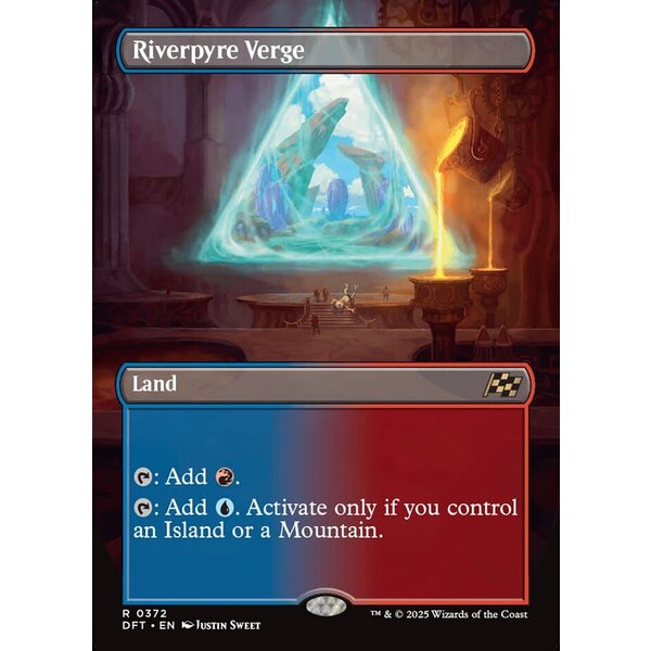 Magic: The Gathering Riverpyre Verge (Borderless) (372) Lightly Played