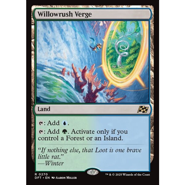 Magic: The Gathering Willowrush Verge (270) Lightly Played