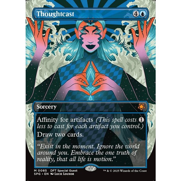 Magic: The Gathering Thoughtcast (Borderless) (085) Lightly Played