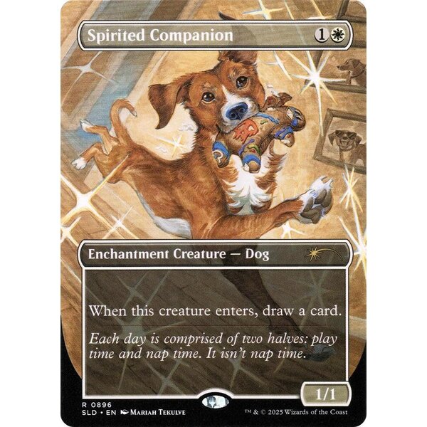 Magic: The Gathering Spirited Companion (896) Lightly Played