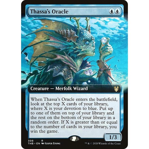 Magic: The Gathering Thassa's Oracle (Extended Art) (308) Lightly Played