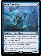 Magic: The Gathering Dour Port-Mage (047) Lightly Played Foil