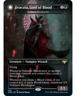 Magic: The Gathering Dracula, Lord of Blood - Voldaren Bloodcaster (338) Lightly Played