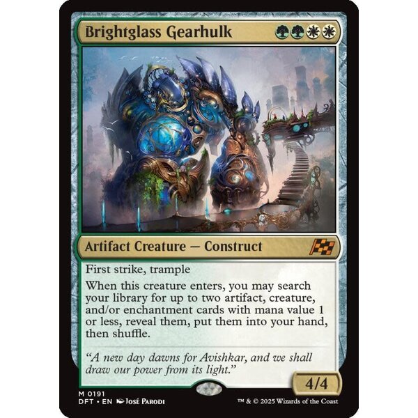 Magic: The Gathering Brightglass Gearhulk (191) Lightly Played
