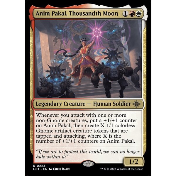 Magic: The Gathering Anim Pakal, Thousandth Moon (223) Lightly Played