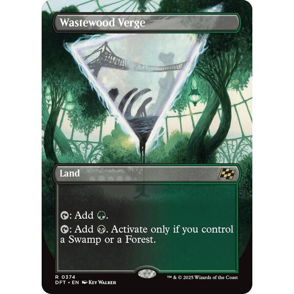 Magic: The Gathering Wastewood Verge (Borderless) (374) Lightly Played