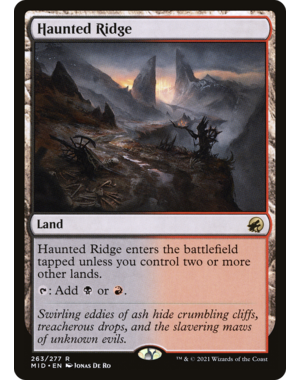 Magic: The Gathering Haunted Ridge (263) Lightly Played