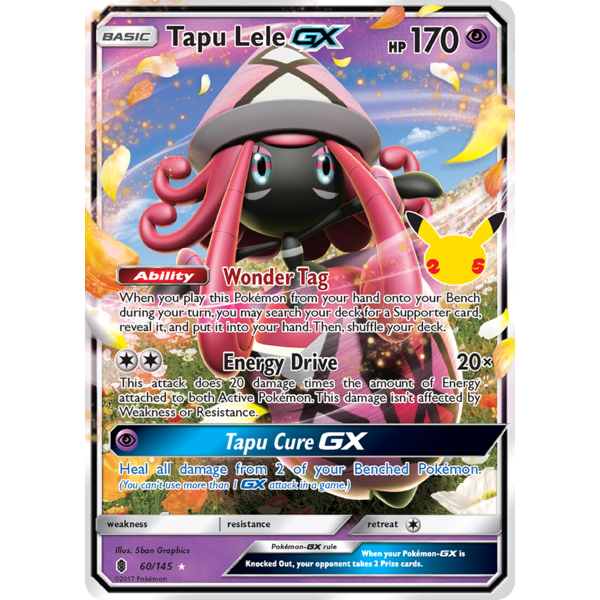 Pokemon Tapu Lele GX (060) Lightly Played