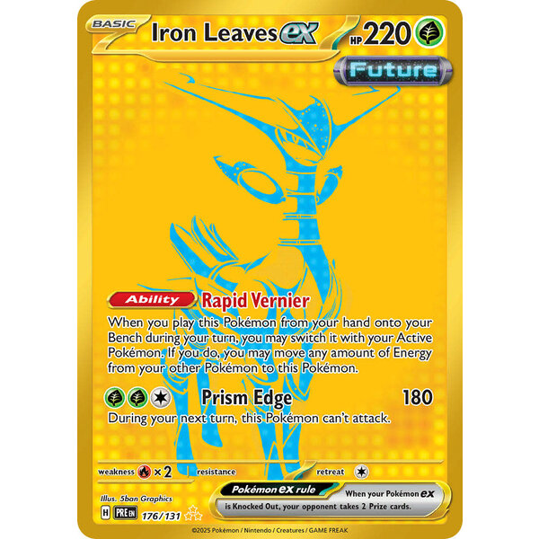 Pokemon Iron Leaves ex (176) Lightly Played Holofoil