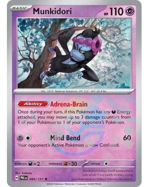 Pokemon Munkidori (Poke Ball Pattern) (044) Lightly Played