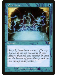 Magic: The Gathering Preordain (Retro Frame) (092) Lightly Played