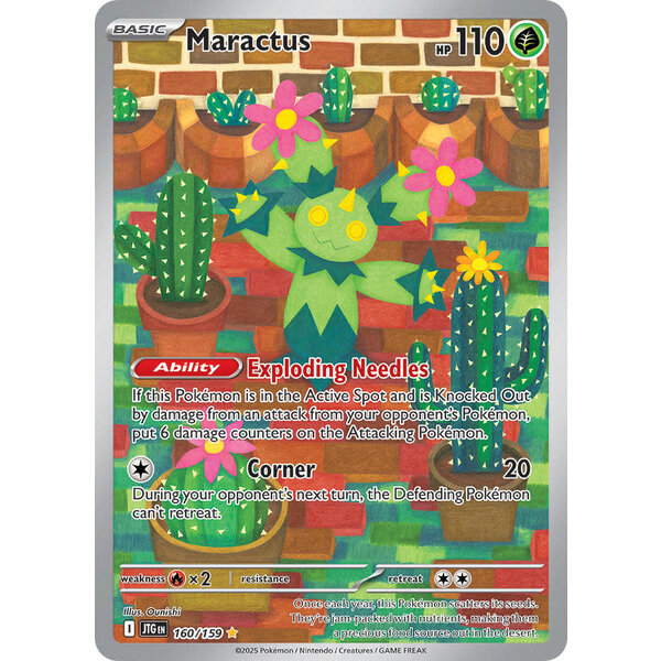 Pokemon Maractus (160) Lightly Played