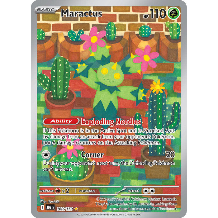 Pokemon Maractus (160) Lightly Played Holofoil
