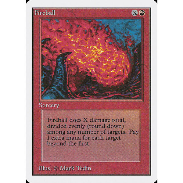 Magic: The Gathering Fireball (150) Heavily Played