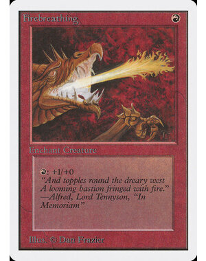 Magic: The Gathering Firebreathing (151) Moderately Played