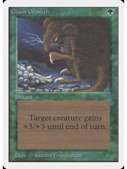 Magic: The Gathering Giant Growth (198) Damaged