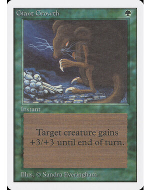 Magic: The Gathering Giant Growth (198) Damaged