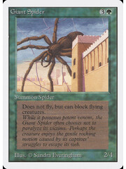 Magic: The Gathering Giant Spider (199) Moderately Played